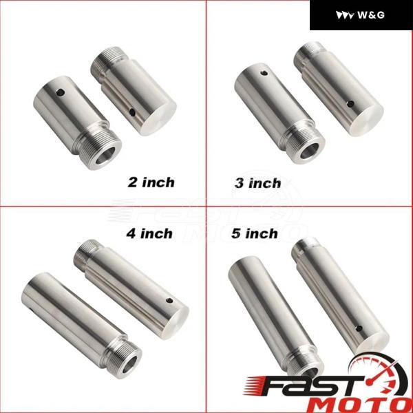 並行輸入品 オートバイ バイク アクセサリー 39MM フォーク チューブ 2インチ 5インチ 3インチ 4インチ エクステンション ハーレー ダイナ グライド FXD ス_3