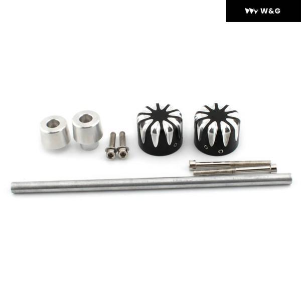 並行輸入品 オートバイ フロントアクスルナットカバー キャップ フロントアクスルカバー 取り付けキット ハーレー ダビッドソン FXFB FXFBS 2018-2021 FXDの画像