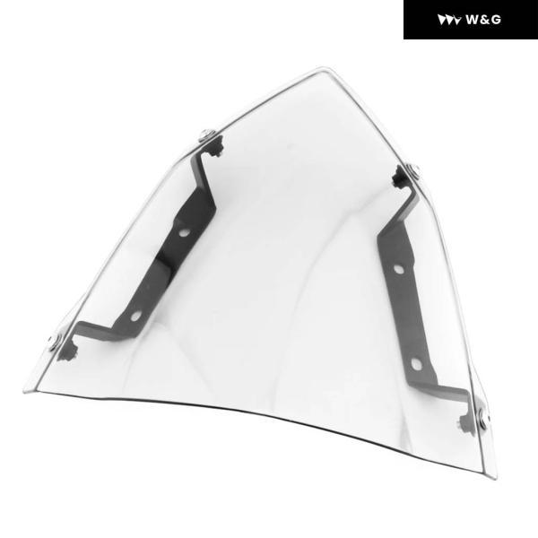 並行輸入品 バイク ABS プラスチック 風防 ウィンドデフレクター ウィンドスクリーン ブラケット 付き ヤマハ MT-09 FZ-09 MT 2014 2015 2016の画像