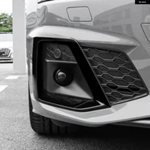 並行輸入品アウディ A5 S5 2020 2021 2022 車 フロント フォグランプ トリム カバー フォグランプ ステッカー フォグランプ フレーム デコレーション | ブランド登録なし | 02