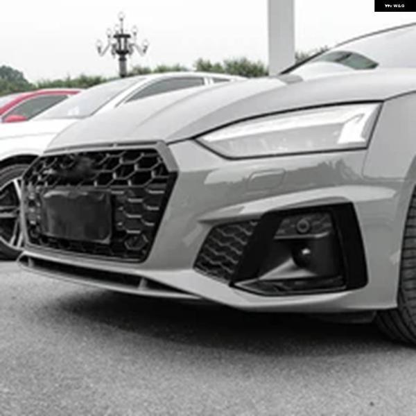 並行輸入品アウディ A5 S5 2020 2021 2022 車 フロント フォグランプ トリム カバー フォグランプ ステッカー フォグランプ フレーム デコレーション | ブランド登録なし | 05