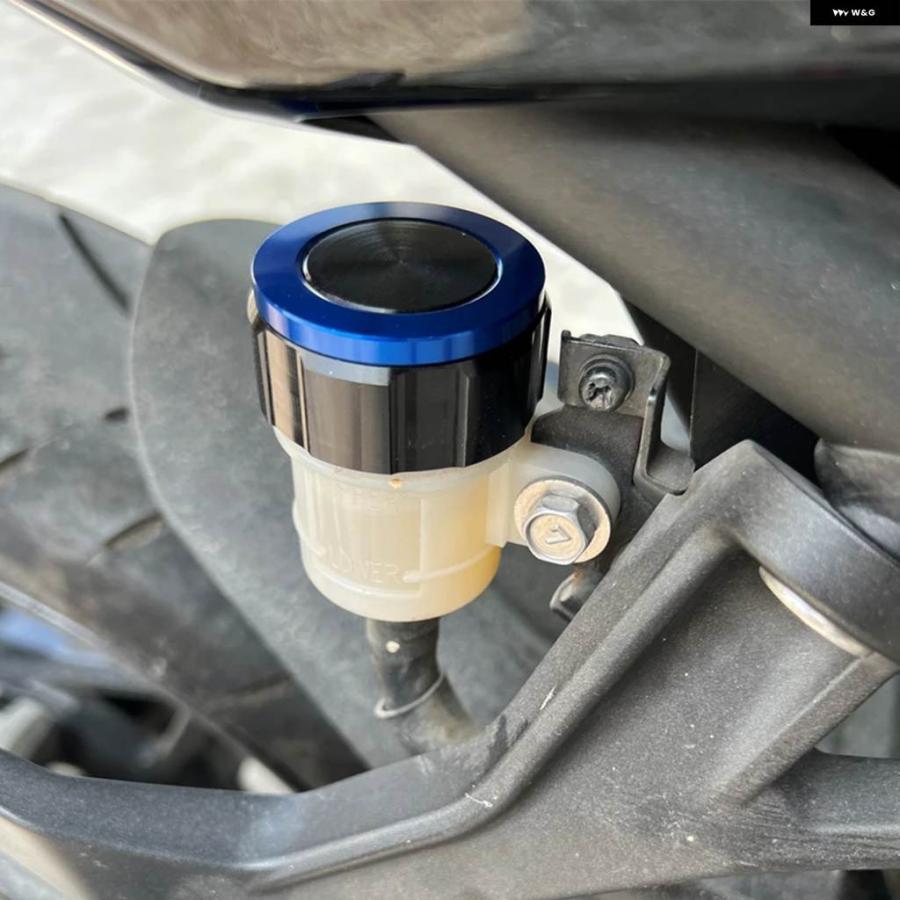 並行輸入品ヤマハ YZF R25 YZF-R25 YZFR25 YZF/R25 アクセサリー オートバイ フロント リア ブレーキフルード キャップとオイル注入ポート | ブランド登録なし | 13