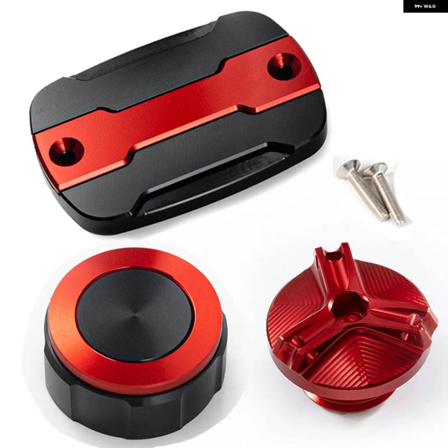 並行輸入品ヤマハ YZF R25 YZF-R25 YZFR25 YZF/R25 アクセサリー オートバイ フロント リア ブレーキフルード キャップとオイル注入ポート | ブランド登録なし | 14