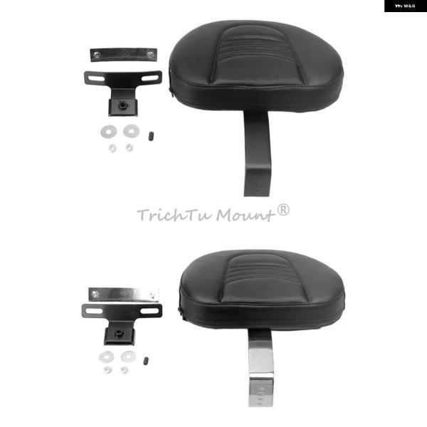 ブランド登録なし - 並行輸入品自動二輪車 調節する式ドライバーバックレスト ハーレー ソフテイル FLSTC/ファットボーイ FLSTF 2007-2017 付属品