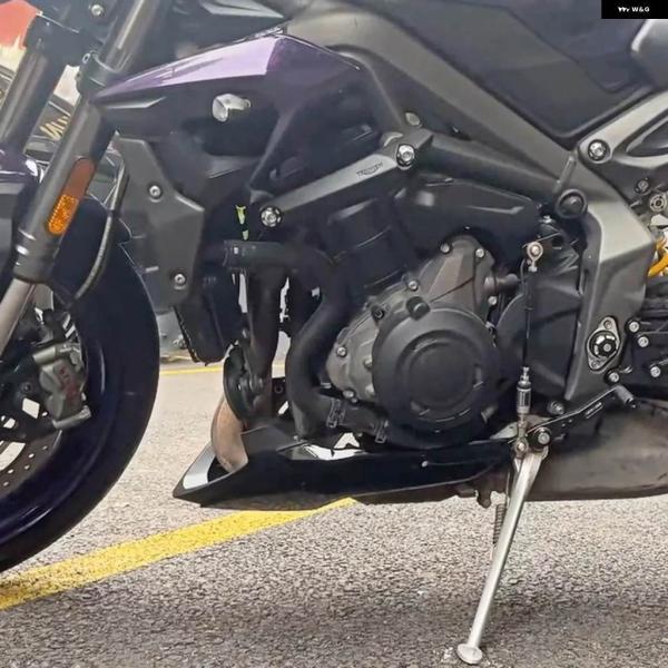 並行輸入品エンジン ロア スポイラー ボディ ベリーパン フェアリング プロテクター ガード シールド トライアンフ STREET TRIPLE 765R 765RS 765 R RS_1