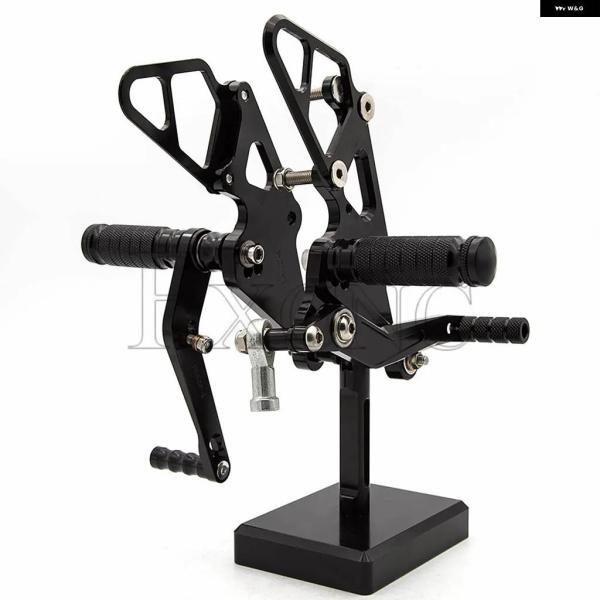 並行輸入品2022 2023 ヤマハ MT07 FZ07 MT-07 FZ-07 XSR700 2013-2021 CNC調整可能 リアセット フットペグ フットレスト フットペダルペグ_5