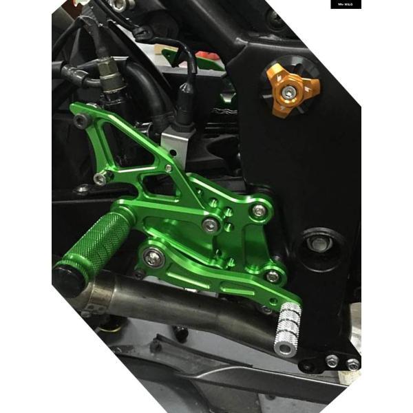 並行輸入品YZF-R3 リアセット ヤマハ YZF R3 MT-03 MT03 2014-16-2020 調整可能 オートバイ フットペグ リアセット フットペグ フットレスト_2
