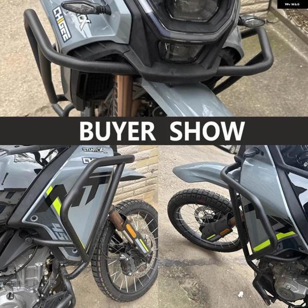 並行輸入品オートバイ エンジン ガード クラッシュ バー バンパー スタントケージ プロテクター アンチフォールキット CFMOTO 450MT 450MT MT450 MT 450の画像