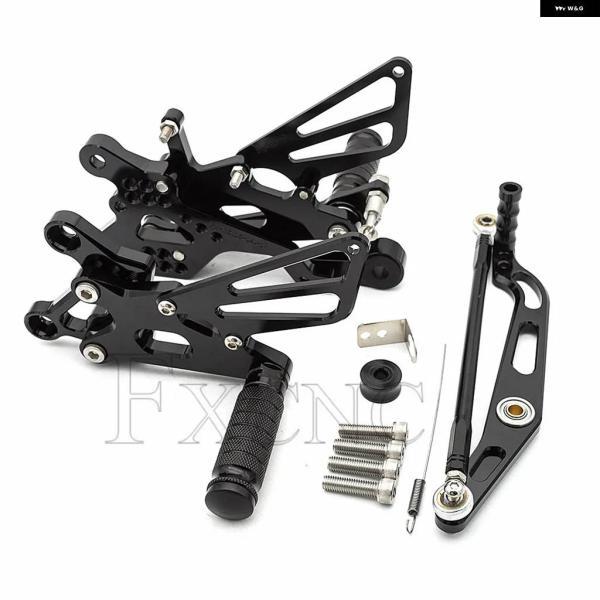 並行輸入品ヤマハ YZFR6 YZF-R6 2006-2023 CNCアルミ オートバイ リアセット フットペグ フットレスト リアセット ペダル_5