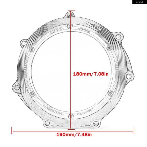 並行輸入品ヤマハ YZ450F 2003-2009 WR450F 2003-2015 YZF WRF 450 YZ WR 450F クリアクラッチカバー オートバイ エンジン クリアガードの画像