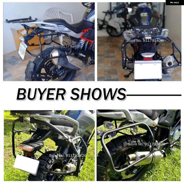 並行輸入品オートバイ キャリア用サイドパニアラック フレーム BMW G310GS G310 310 GS GS310G 2017-2022 2023 サドルバッグ ブラケット パニエ_2