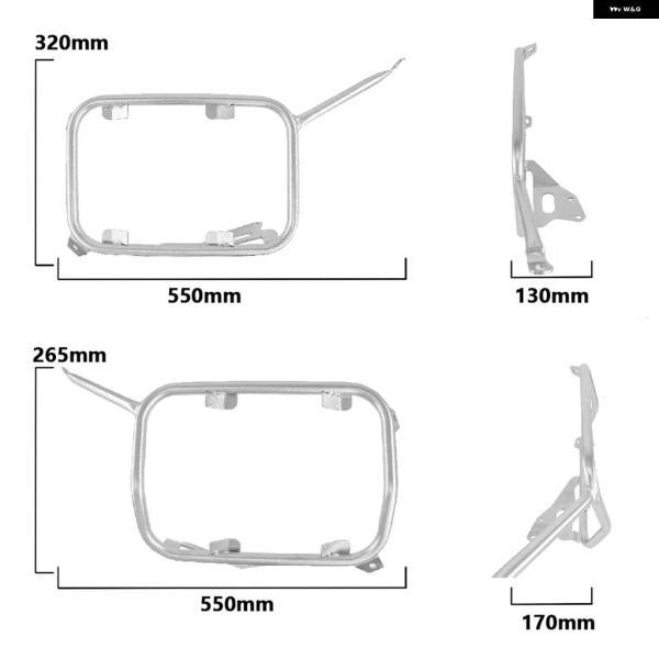 並行輸入品オートバイ キャリア用サイドパニアラック フレーム BMW G310GS G310 310 GS GS310G 2017-2022 2023 サドルバッグ ブラケット パニエ_3