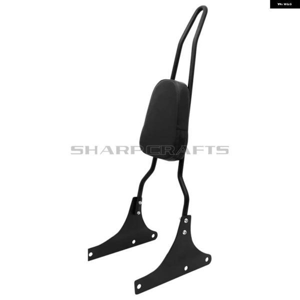 並行輸入品モータースパイクボウ パッセンジャーバックレスト シーシーバー ハーレー ソフテイル ヘリテージ クラシック FLSTC FLSTS スプリンガー ファの画像