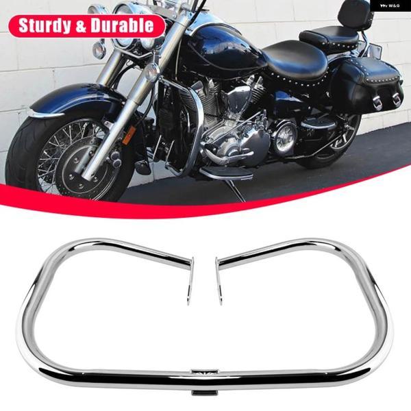 並行輸入品ヤマハ ロードスター シルバラードS XV1600/1700 1999年以降 クローム オートバイ フロント エンジン ガード クラッシュ バーの画像