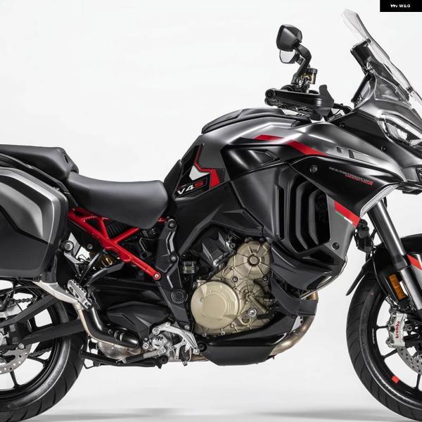 並行輸入品オートバイ タンク パッド 防水 装飾 デカール MULTISTRADA V4S 3D樹脂 ステッカー 2021 - 24の画像