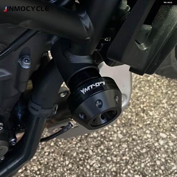 並行輸入品MT-07 Y-AMT エンジン スライダー ヤマハ MT07 FZ-07 2014-フレーム スライダー クラッシュ パッド 転倒防止 プロテクター パッド_1