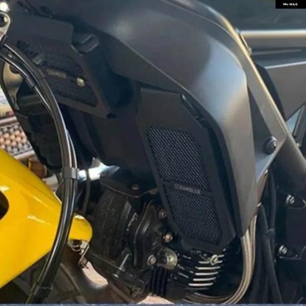 並行輸入品ドゥカティ スクランブラー アイコン スロットル ストリート クラシック イタリア INDFORENDENT 整流器 ーガード オイルクーラー ガード グリ_1