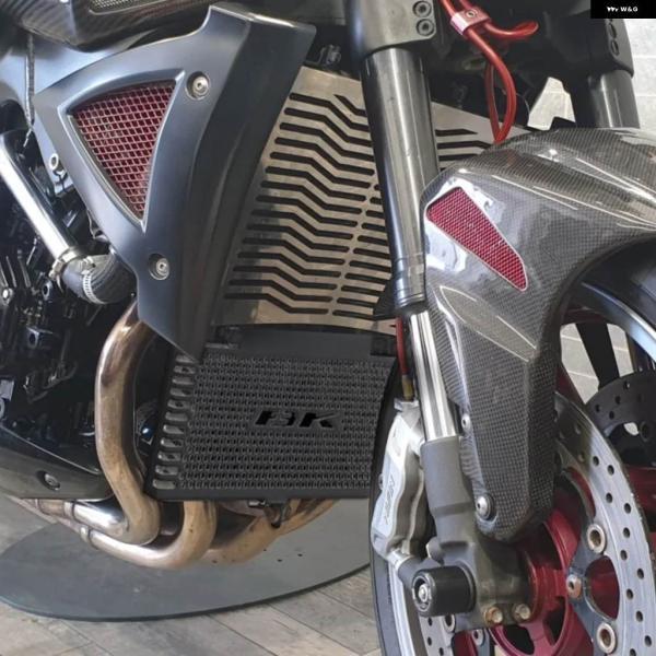 並行輸入品スズキ GSX 1300 BKING GSX1300 B-KING 2007 - 10 2011 2012 バイク アクセサリー ラジエーター ガード プロテクター カバー_2
