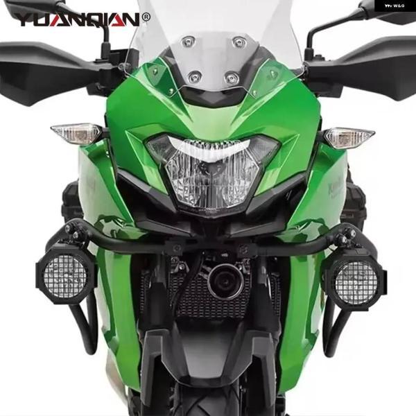 並行輸入品カワサキ VERSYS-X 300 2017-2023-2024-2025 オートバイ 補助 フォグランプ マウント ブラケット ドライビングランプ ホルダー VERSYS-X300_1