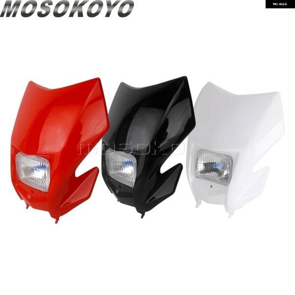 並行輸入品 モトクロス スーパーモト ヘッドライト フェアリング エンデューロ フロント ヘッドライト マスク ホンダ CRF150F CRF230F CRF 230F 150の画像