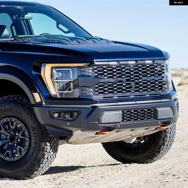 並行輸入品車用フロント バンパー カバー 装飾 トリム デカール フォード F150 F-150 2021 2022 アクセサリー ABS_4
