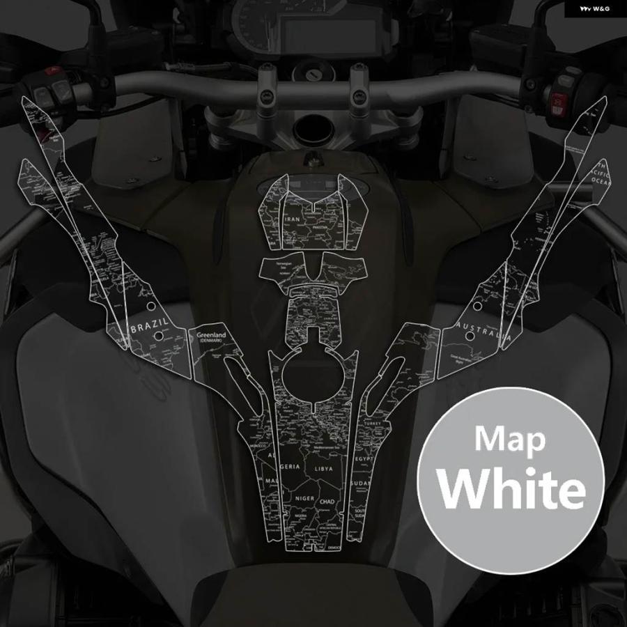 並行輸入品クリア バイク フルグラフィックキット クリア ステッカー BMW R1200GS R1250GS LC アドベンチャー 2014-2022_7
