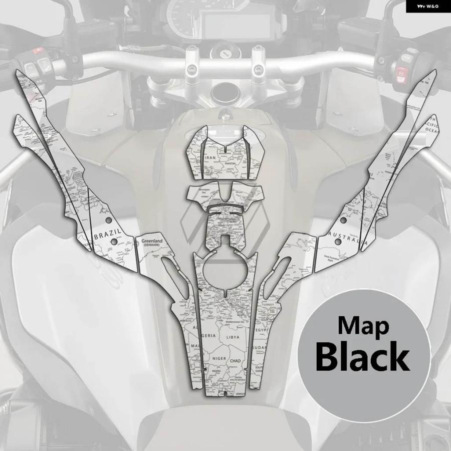 並行輸入品クリア バイク フルグラフィックキット クリア ステッカー BMW R1200GS R1250GS LC アドベンチャー 2014-2022_9