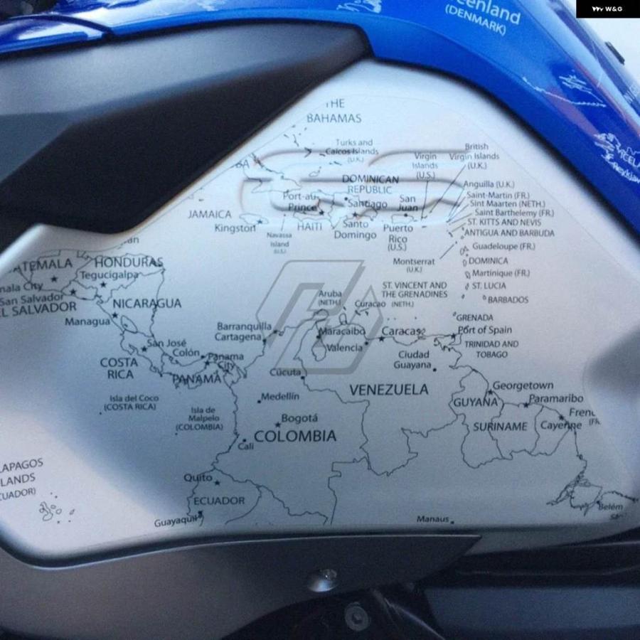 並行輸入品クリア バイク フルグラフィックキット クリア ステッカー BMW R1200GS R1250GS LC アドベンチャー 2014-2022_11