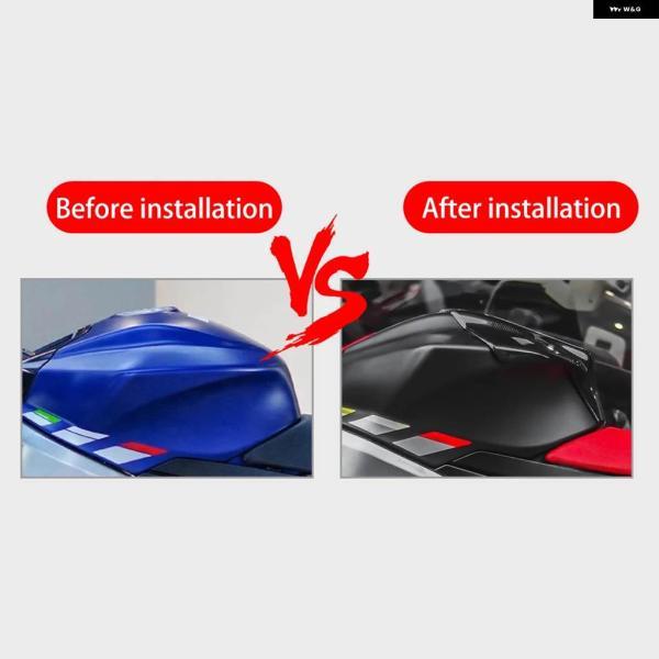並行輸入品アプリリア RS600 RS 600 2022 2023 オートバイ カスタムカーボンパターン燃料タンクカバー 燃料タンクシェル燃料タンクの画像