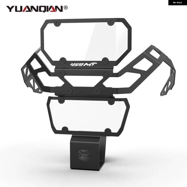 並行輸入品バイク ヘッドライト ガード グリル カバー CFMOTO 450MT/450 MT/450-MT 2024-2025-アクセサリー ヘッドランプ グリル メッシュの画像