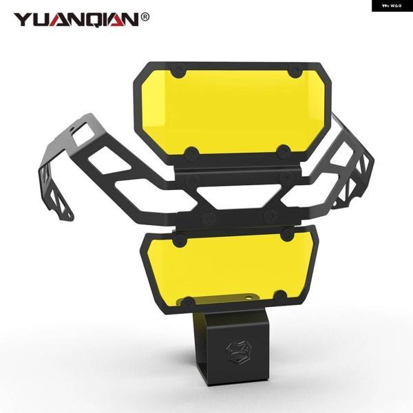 並行輸入品バイク ヘッドライト ガード グリル カバー CFMOTO 450MT/450 MT/450-MT 2024-2025-アクセサリー ヘッドランプ グリル メッシュの画像