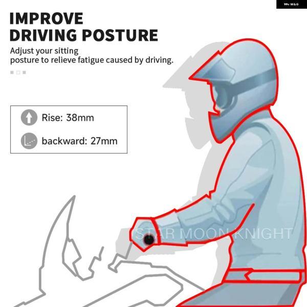 並行輸入品バイク ハンドルバー ライザー BMW ADVENTURE MOVE ハンドルバー ライザー 高さ調整 アダプター バイク アクセサリーの画像