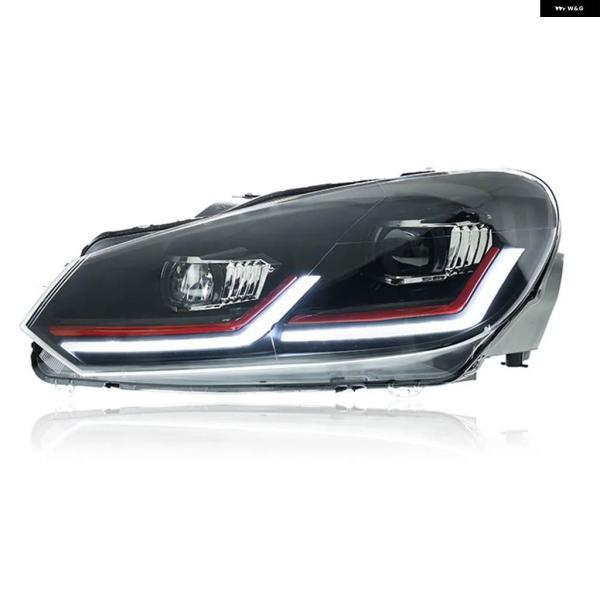 並行輸入品カー スタイリング LED ヘッドランプ VW ゴルフ 6 ヘッド