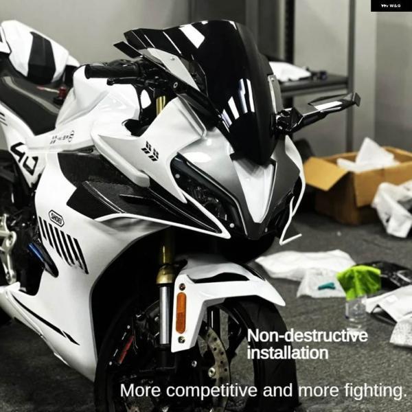 並行輸入品CFMOTO 450 SR 450SR バイク ウィングサイドミラー ウィンカーランプ バイク ミラー アクセサリー_1
