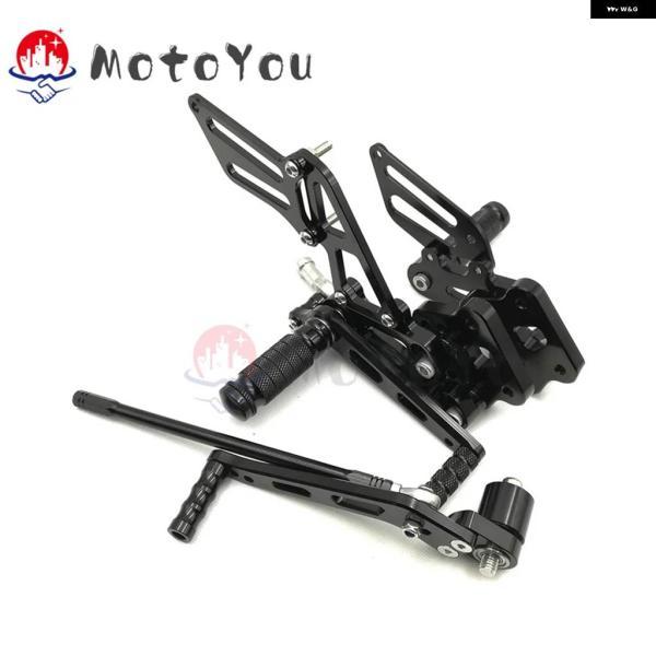 並行輸入品フットレスト スズキ GSXR750 GSXR600 GSX-750 750 K6 K7 K8 K9 2006-2010 CNC調整可能 リアセット フットペグ 2007_1