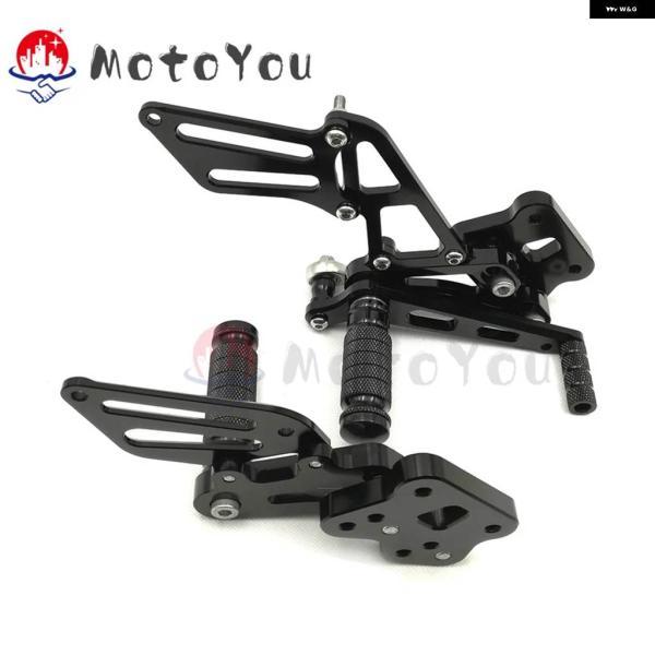 並行輸入品フットレスト スズキ GSXR750 GSXR600 GSX-750 750 K6 K7 K8 K9 2006-2010 CNC調整可能 リアセット フットペグ 2007_2