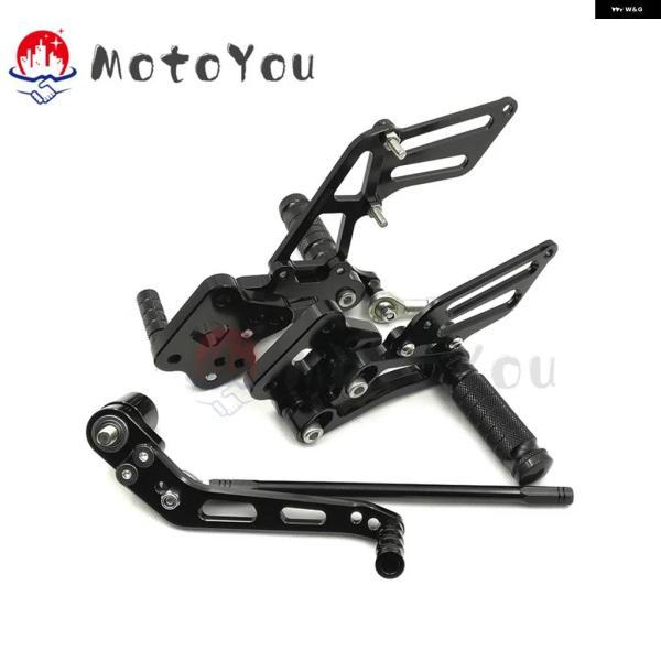 並行輸入品フットレスト スズキ GSXR750 GSXR600 GSX-750 750 K6 K7 K8 K9 2006-2010 CNC調整可能 リアセット フットペグ 2007_3