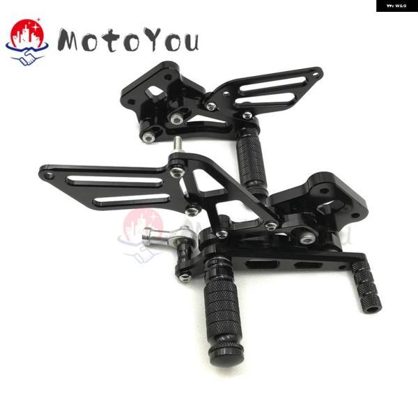 並行輸入品フットレスト スズキ GSXR750 GSXR600 GSX-750 750 K6 K7 K8 K9 2006-2010 CNC調整可能 リアセット フットペグ 2007_5