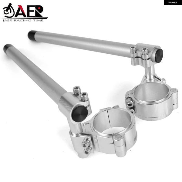 並行輸入品51MM オートバイ レーシングライザーアップクリップオン ハンドルバー ハンドルバー フォーク クランプ_3