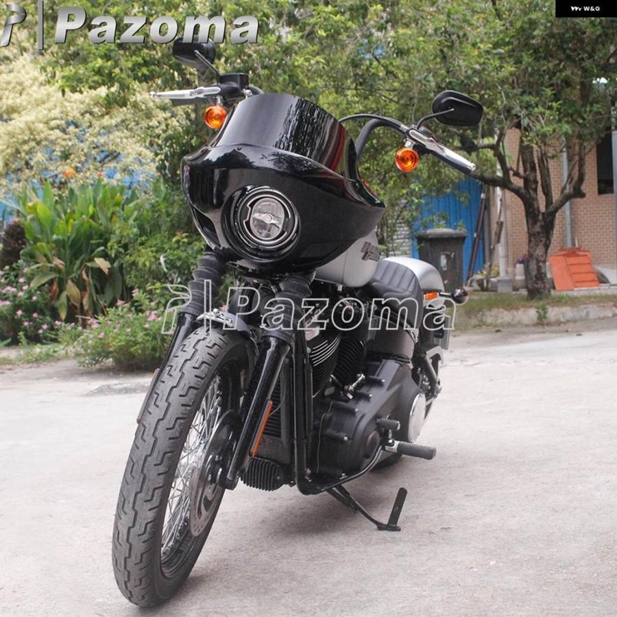 並行輸入品ハーレー スポーツスター B10-2001 ヘッドライト ツーリングスポーツ フェアリング 35-49MM フォーク 用 5.75インチ バイク ヘッドライ_11
