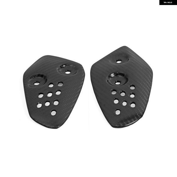 並行輸入品ヤマハ MT07 FZ-07 2013 - 18用 オートバイ カーボンヒールガード リアセット フットペグ マウント プレートの画像