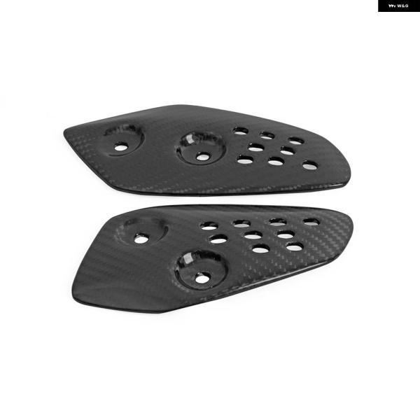 並行輸入品ヤマハ MT07 FZ-07 2013 - 18用 オートバイ カーボンヒールガード リアセット フットペグ マウント プレートの画像