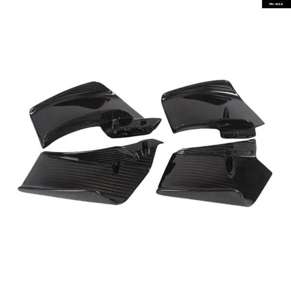 並行輸入品ドゥカティ ストリートファイター V4 V4S V2/Sスポイラー 固定 ウィングレット ウィング 2020 2021 カーボン バイク エア ディフレクター_2