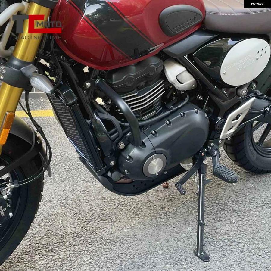 並行輸入品スピード400 スクランブラー 400X SPEED400 スクランブラー400 X バイク フレーム プロテクション バンパー アクセサリー 2024 2025の画像