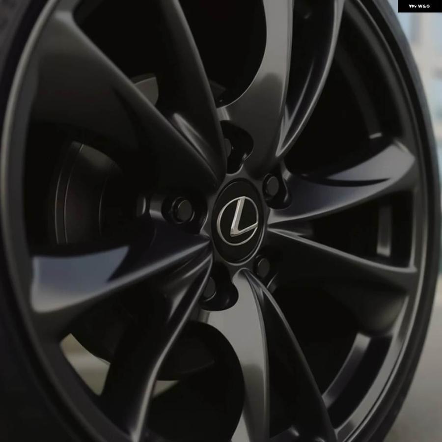 並行輸入品 4個 60MM ホイールハブセンターキャップ LEXUS FSPORT ES