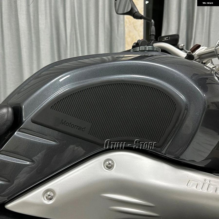 ブランド登録なし - 並行輸入品 RNINET 自動二輪車 側面貯蔵タンク パッド BMW R9T R NINET ピュアレーサー アーバンスクランブラー ステッカー 上滑り打ちきり 傷押しとどめる デカール R9T
