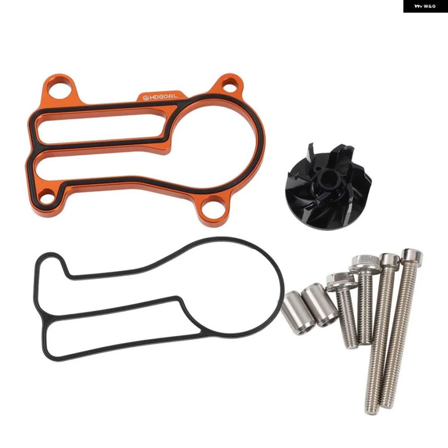 ブランド登録なし - 並行輸入品 KTM 250 300 EXC XCW XC-W SX XC HUSQVARNA 250 300 TE TC TX TE300 オーバーサイズウォーター 揚水機 クーラーインペラー スペーサー 一揃いの道具