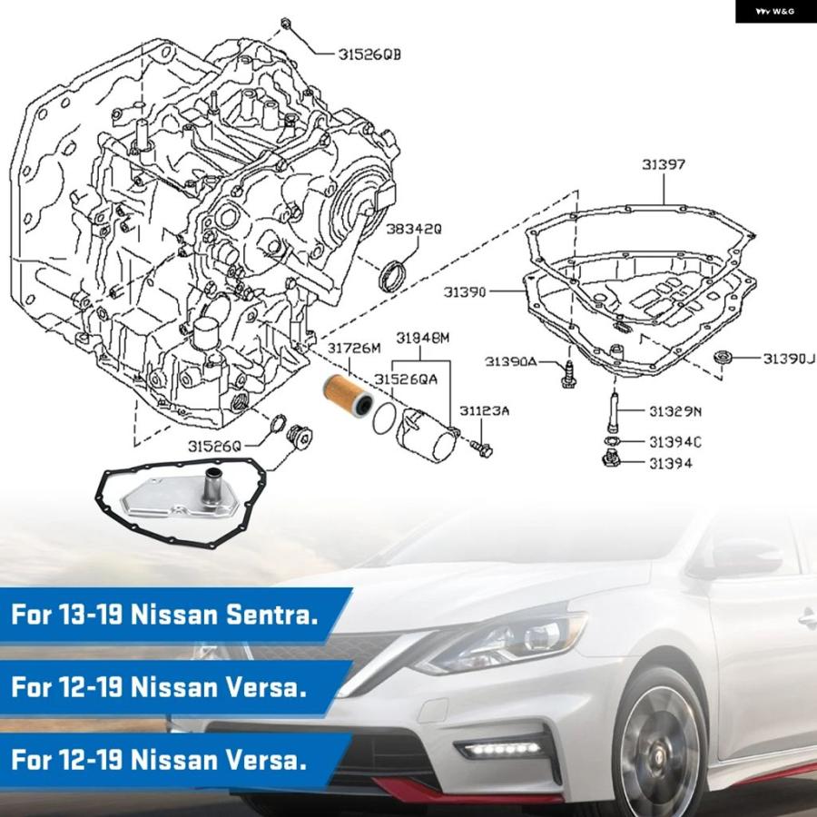 並行輸入品 日産 2012〜2019年式 セントラヴァーサノート用トランス