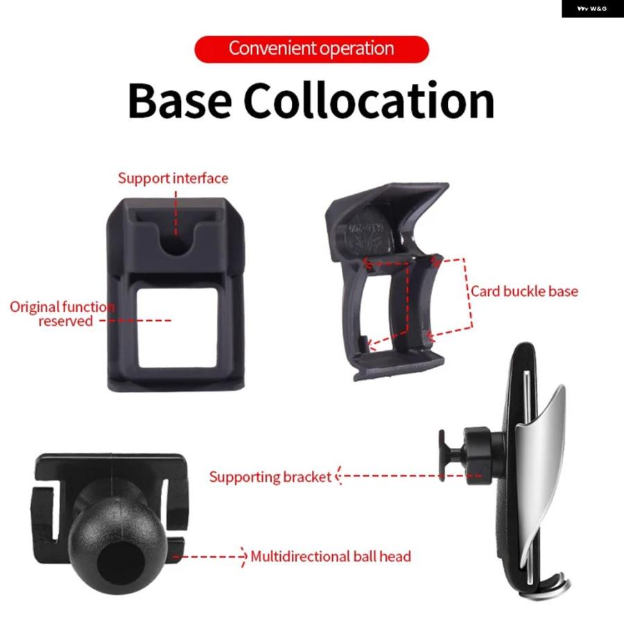 並行輸入品 トヨタ カムリ カローラ アバロン 2010 2015 2019 - 20 2022 23 車載専用スマホ ホルダー ブラケット マウント 専用ベース | ブランド登録なし | 14