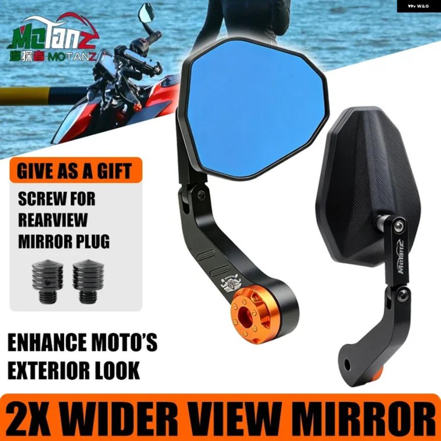 klx125 バイクミラー 折りたたみ式 並行輸入品 バーエンド ミラー 折りたたみ 式 KTM125 200 250 390 790